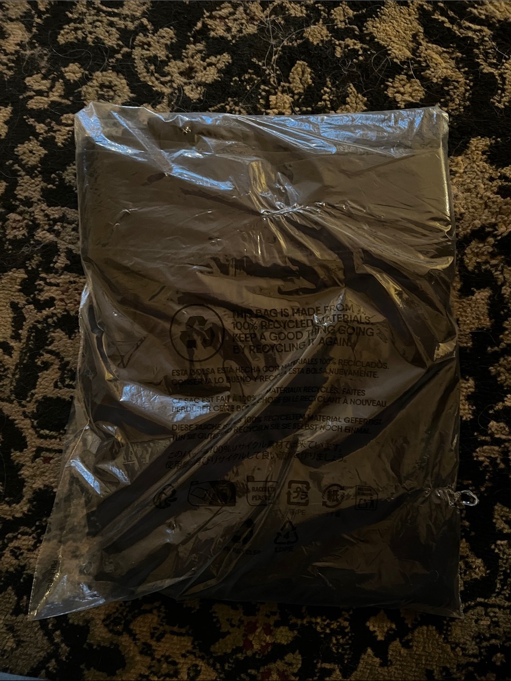 Women’s long pants black thermal from Lands end.